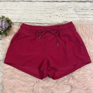 Beyond Yoga Women's Athletic Shorts in Berry Red